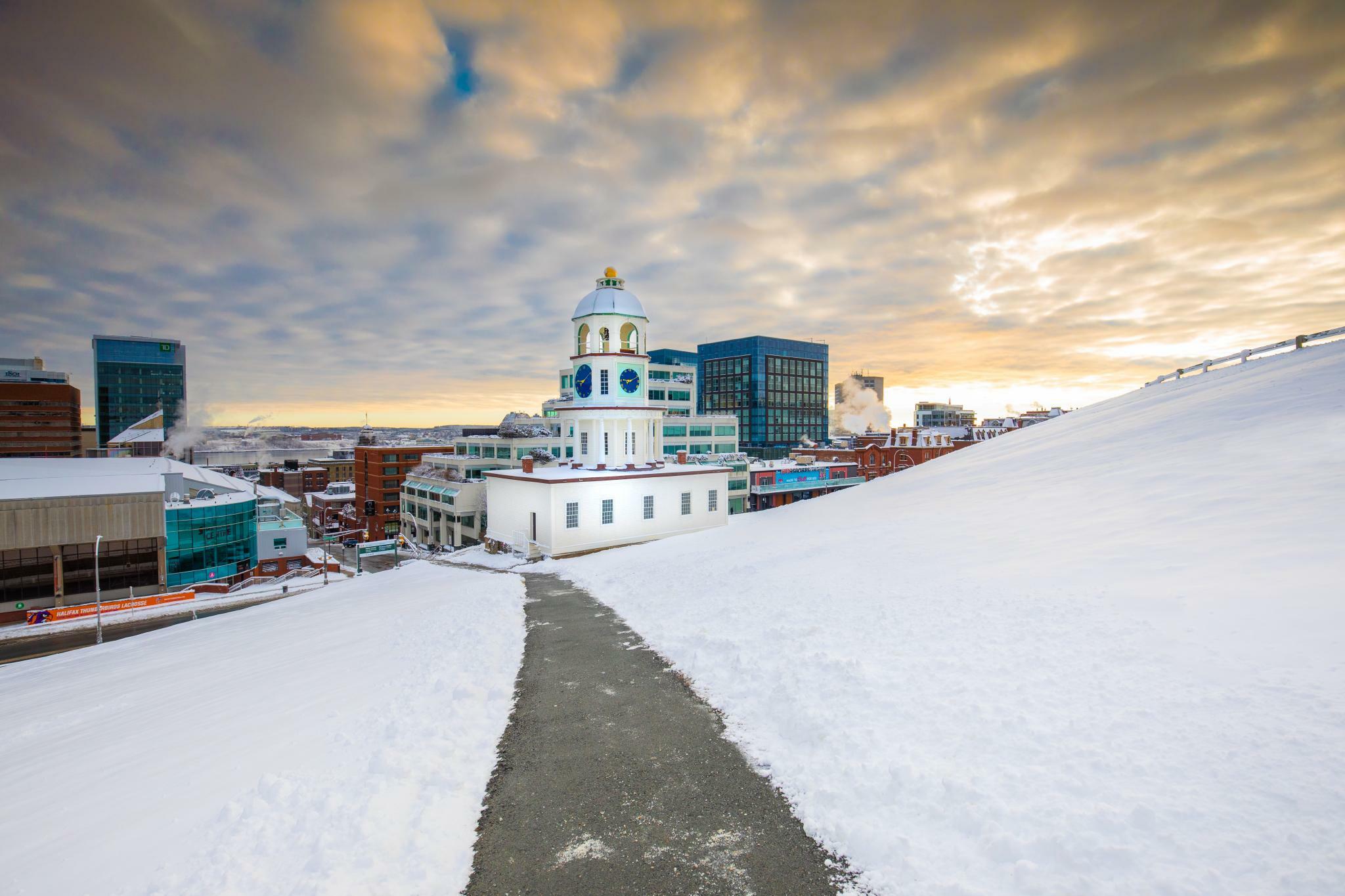 Citadel Hill in the Snow